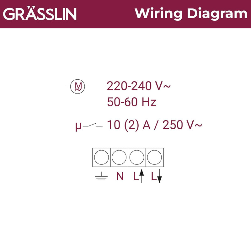 GRÄSSLIN 18.17.0001.1 turnus 200 – Dämmerungsschalter mit integriertem Lichtsensor für Wandaufbau im