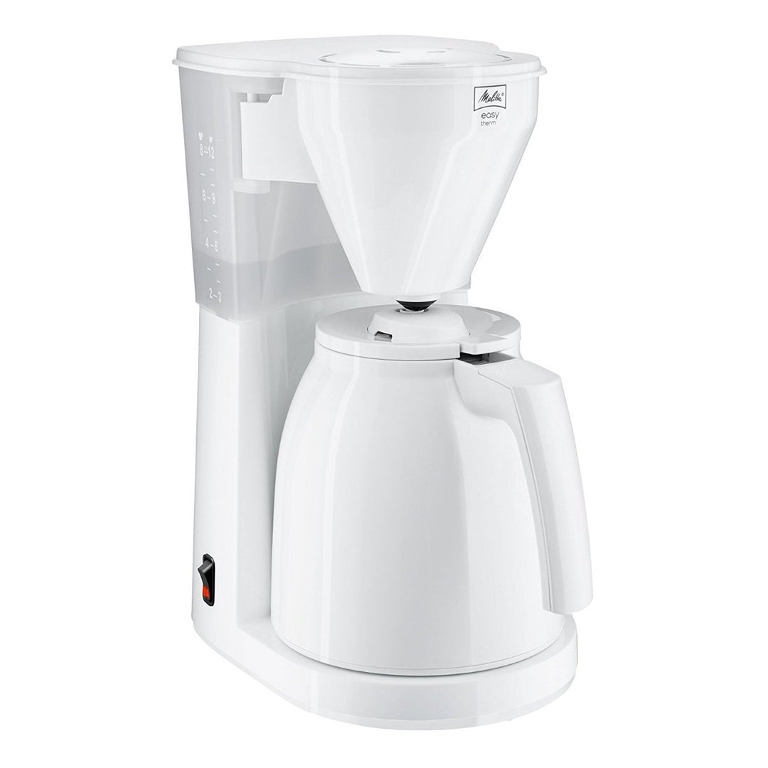 Melitta 1010-05 wh Easy Therm Kaffeefiltermaschine -Thermkanne -Tropfstopp -Schwenkfilter weiss Weis