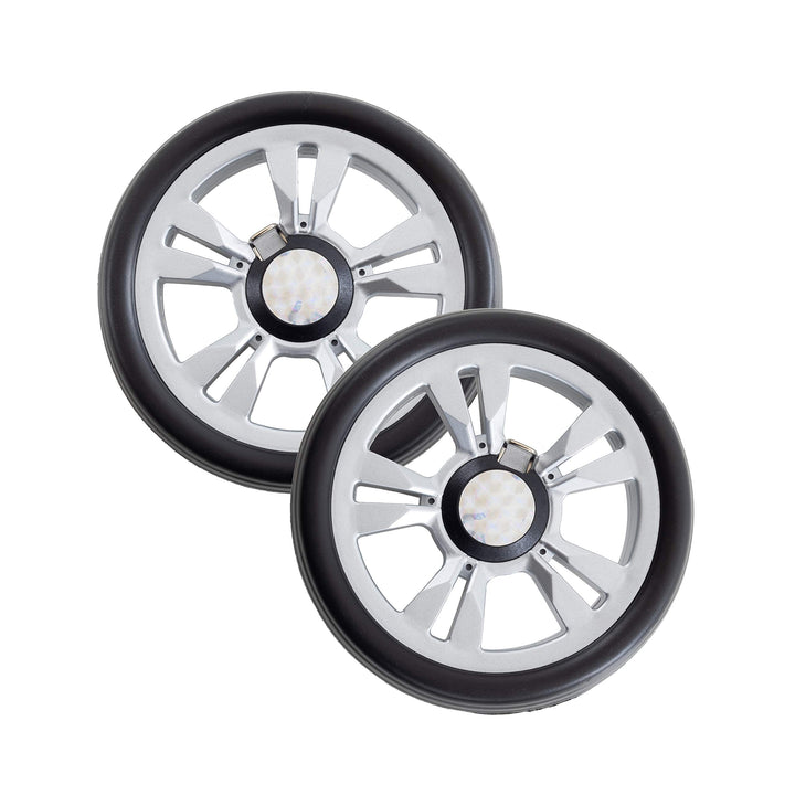Andersen Ersatzrad-Set für Einkaufstrolley Scala Plus, Ø 150 mm, Silber