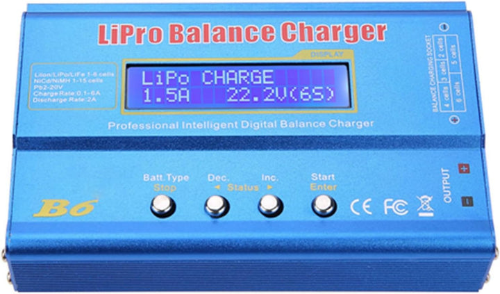 FTVOGUE B6 80W Digital LCD Balance Ladegerät Entlader Parallel Ladegerät für LLiPo NiMH RC Batterie