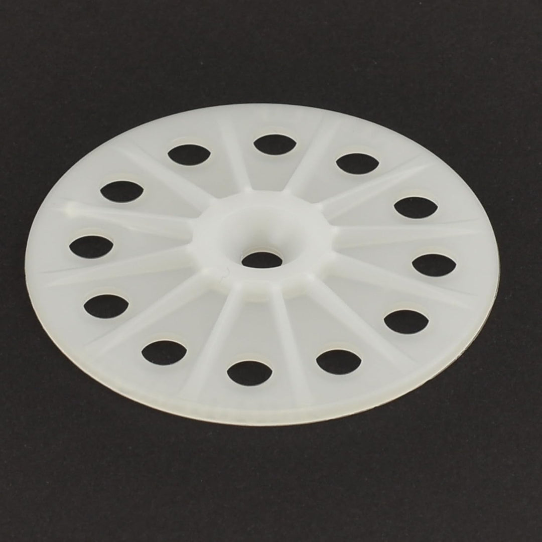 Polypropylen-Unterlegscheiben für weiche Dämmplatten aus EPS, XPS, Steinwolle und Fiberglas, 60 mm,