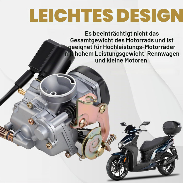 JFG RACING 18 mm CVK PD18J Vergaser für 4-Takt GY6 50CC 139QMB 139QMA Scooter Jonway Baja Jmstar Lan