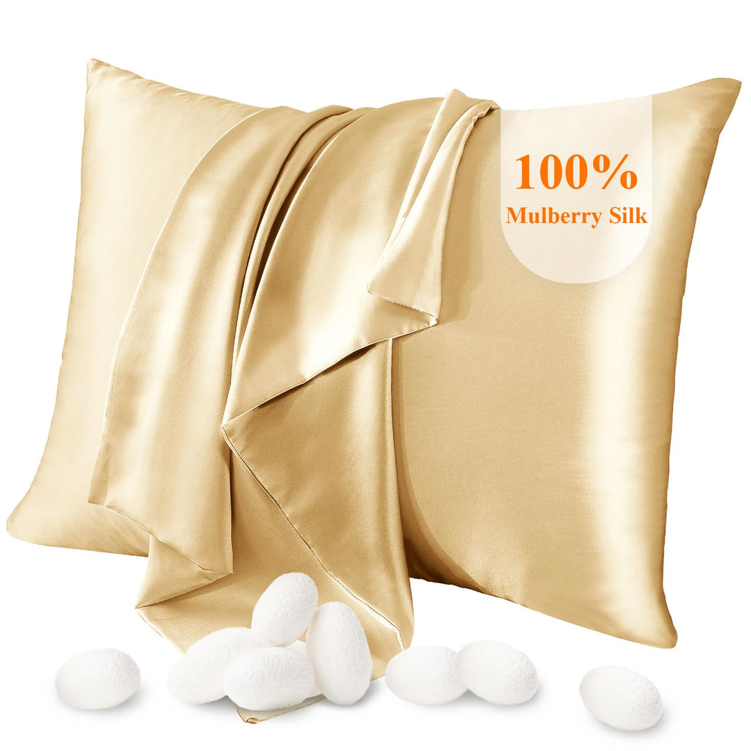 Seidenkissenbezug Jaciu Silk Pillowcase 21 Momme beidseitiger Seidenkissenbezug Kissenbezug Versteck