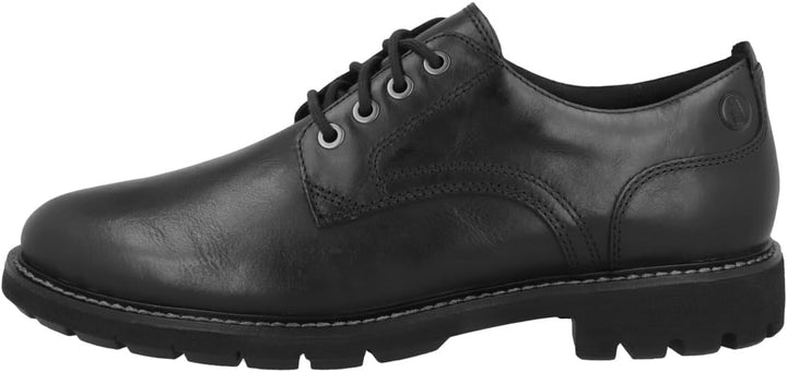 Clarks Herren Batcombe Tie Oxford 42 EU Black Leather, 42 EU Black Leather