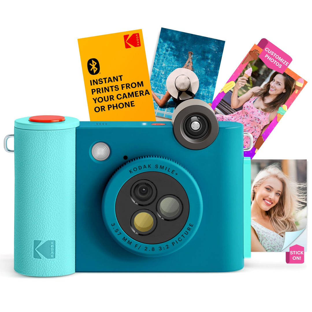 KODAK Smile+ 2-in-1 Digitale Sofortbildkamera & kabelloser Bluetooth-Fotodrucker - 10MP, Spezialeffe