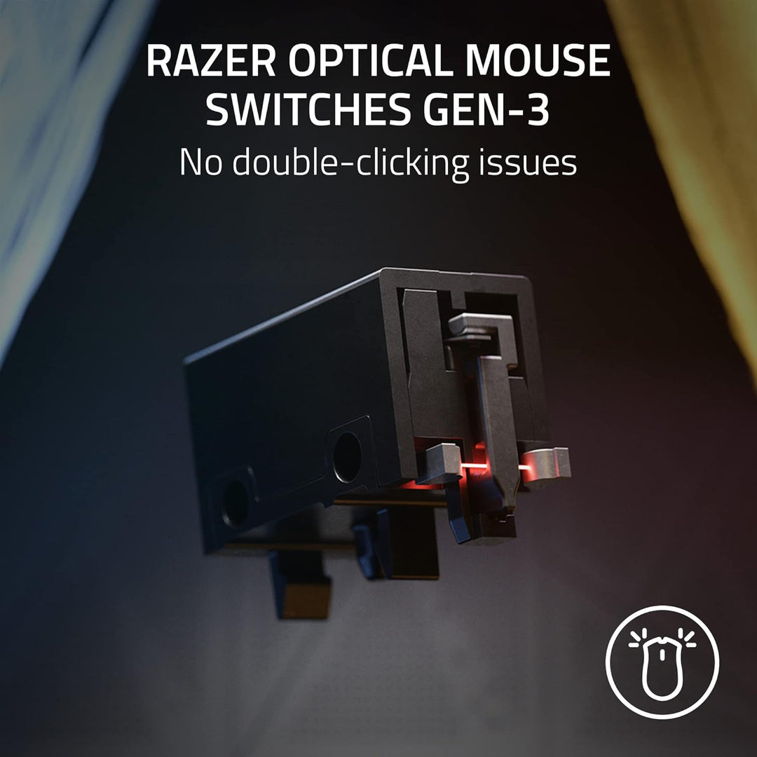 DeathAdder V3 Wired Gaming Maus: 59g Ultraleicht,Focus Pro 30K Optischer Sensor,Schnelle optische Sc