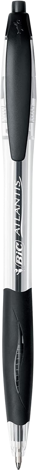 BIC 920287 Kugelschreiber "ATLANTIS Classic" 0.32 mm, 36 Stück, schwarz, schwarz