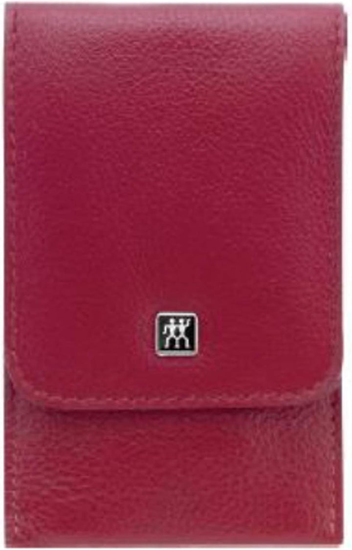 Zwillling ClassicInox Manicure Etui 4tlg.Taschenetui + Multitool/Taschenmesser rot