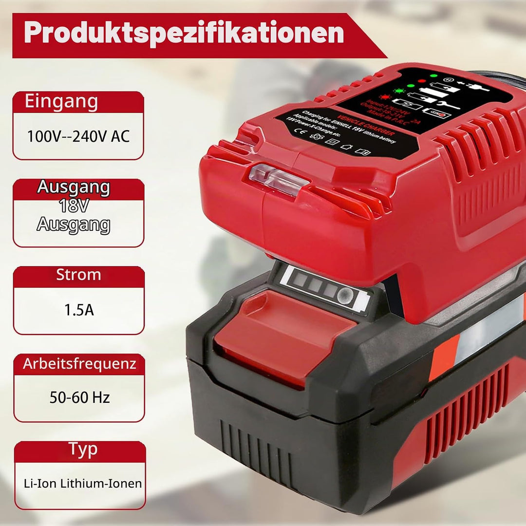 für Einhell Power X-Change 18 Volt Akku 4511396 4511437 neu 4511437OVP PXBP-300 PXBP-600 PX-BAT52 Er