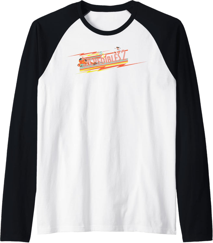 Disney Pixar Die Unglaublichen 2 Filmlogo Lightning Raglan