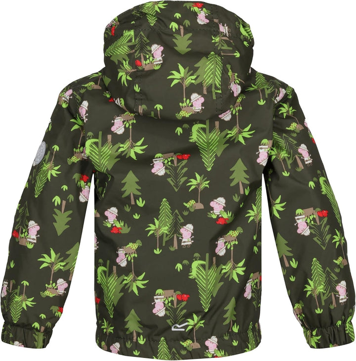 Regatta Unisex Kinder Peppa Muddy Puddle Jacket 12 Monate Dark Khaki, 12 Monate Dark Khaki