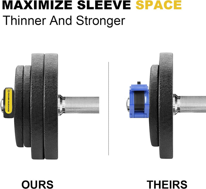 POWER GUIDANCE Hantelverschlüsse Hantel Verschluss, 50MM Langhantel Klemmen Kragen Clips Verriegelun