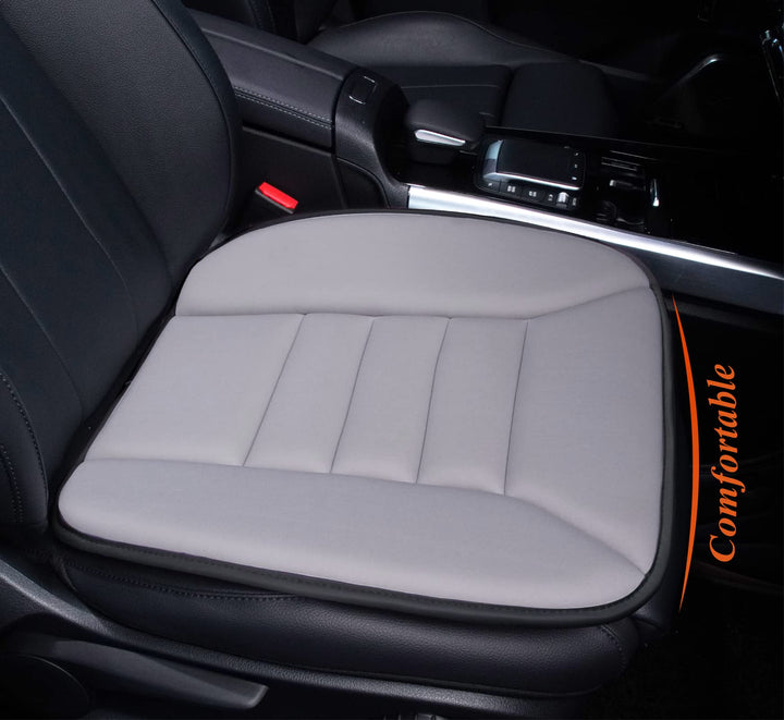kingphenix Auto Sitzkissen mit 3,0 cm Komfort Memory Foam Sitzkissen für Auto und Bürostuhl - Hellgr