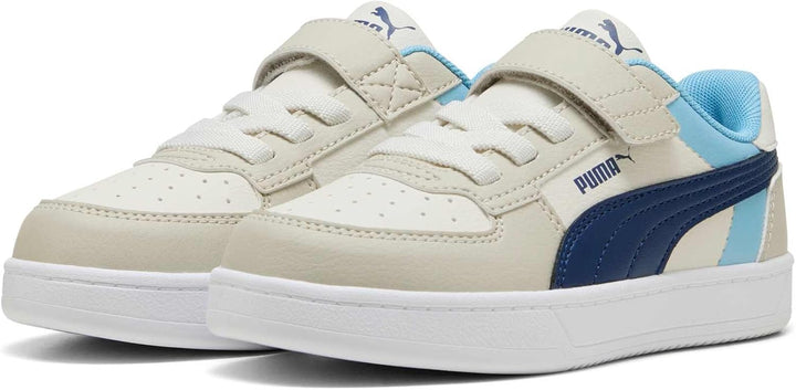 PUMA Unisex Kinder Caven 2.0 Block Ac+ PsSneaker 28 EU 2 0 Block Desert Dust Persian Blue Aqua Green