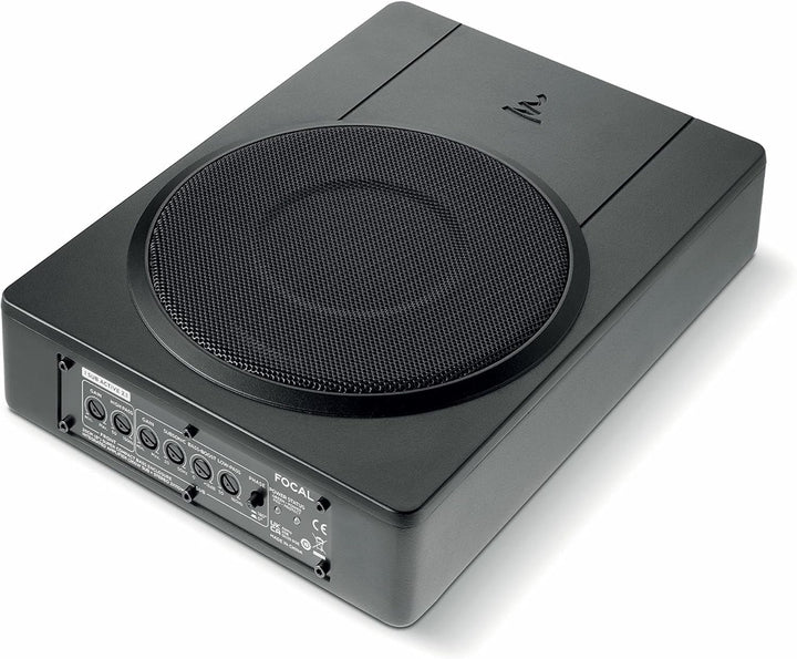Focal ISUB-Active Aktiv Untersitz Subwoofer 8" 20cm flach für Fahrersitz Beifahrersitz