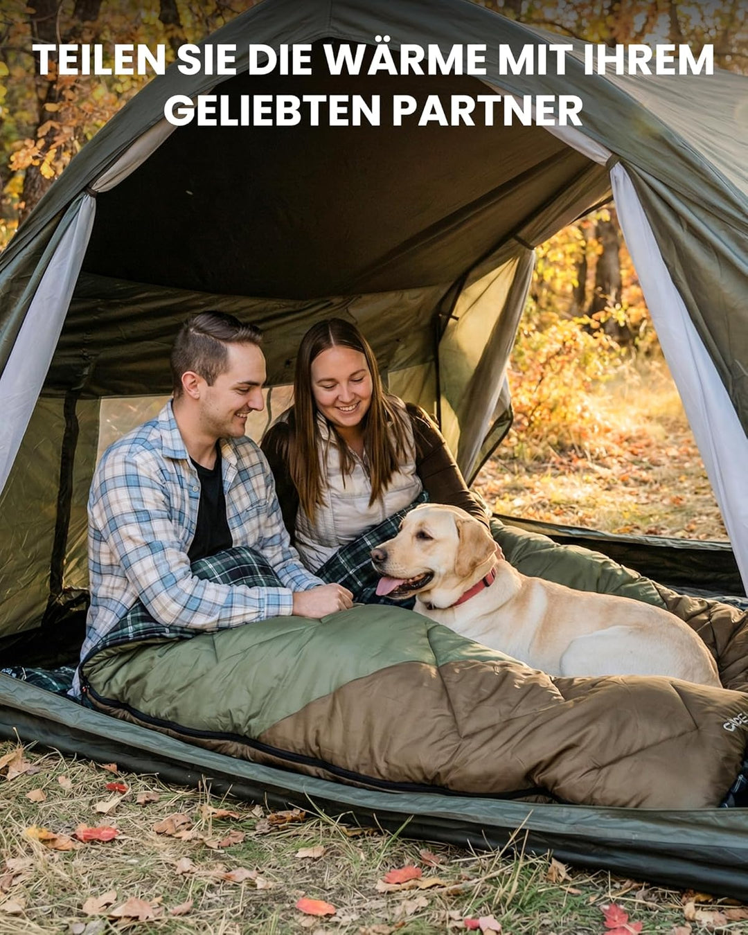 KingCamp Schlafsack für Erwachsene, Winter, Flanell, kompakt, 3-4 Jahreszeiten, Decke für Camping, R