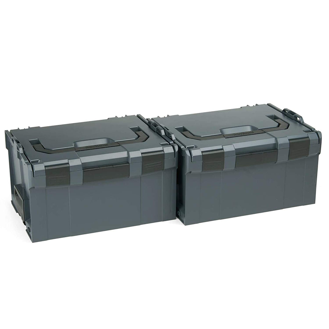 Werkzeugkoffer leer | 2x Bosch Sortimo L BOX 238 | Sortimentskasten Kunststoff Gross | Werkzeugkiste