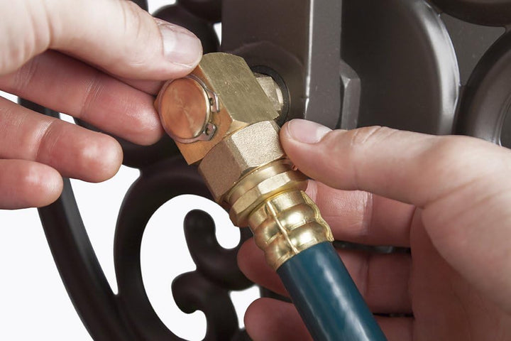 Liberty Garden Products 710 Navigator drehbar Garten Schlauch Spule, hält 125-feet von 5/8 Zoll Schl