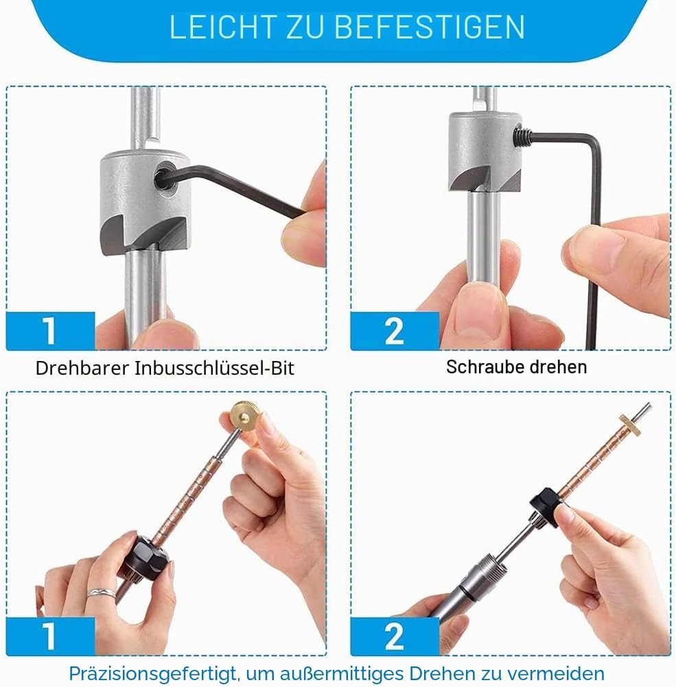 Stiftherstellungs Set Stiftschaft und Stifthalter Verkleidungm Set Holzdrehdorn für die Herstellung