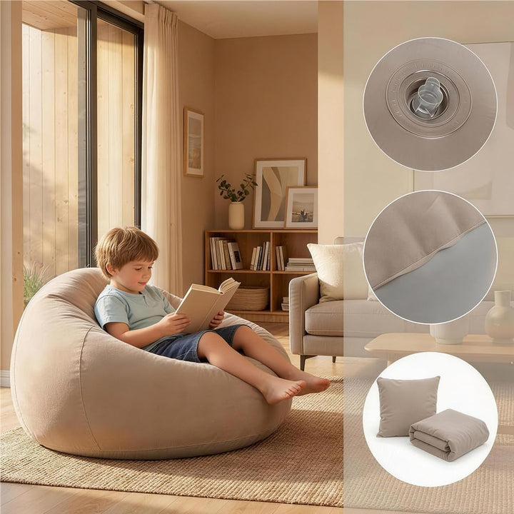 Aufblasbarer Sitzsack, Aufblasbares Stuhl Sofa, Sitzsack Aufblasbar, Aufblasbarer Lounge Sessel, Tra