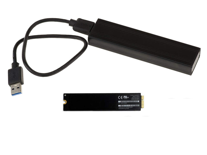 KALEA-INFORMATIQUE Mac Air 2010 2011 SSD-Gehäuse auf USB3 (USB 3.0 5G) für Mac SSDs mit 6+12 Pins (M