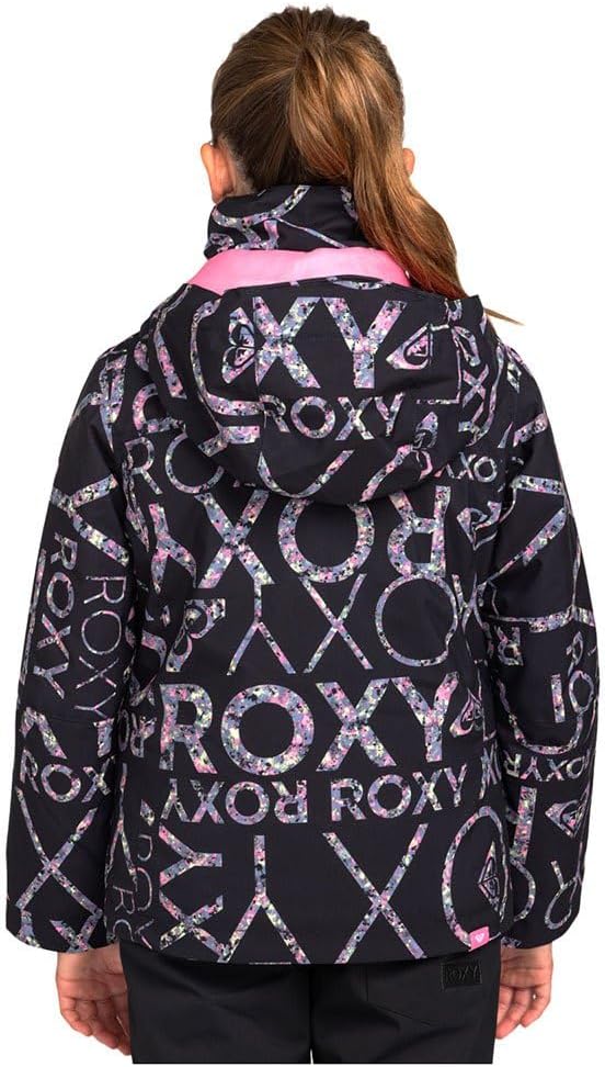 Roxy Mädchen Girl Jk Jetty-Snow Jacket 8-16 8 Jahre TRUE BLACK LLUVIA RG, 8 Jahre TRUE BLACK LLUVIA