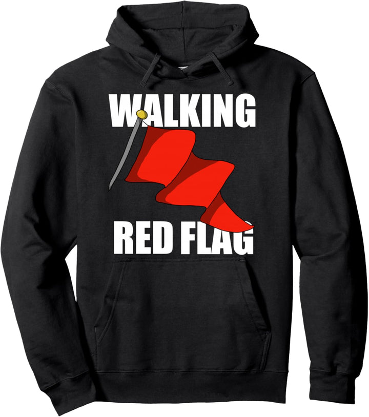 Rote Flagge Pullover Hoodie