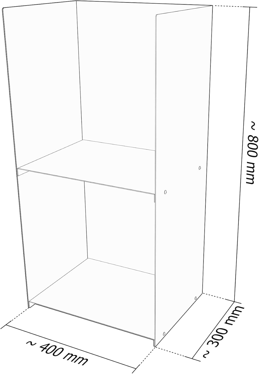 teileplus24 BHS4 Kaminholzregal Innen Aussen | Brennholzregal Metall | Kaminholzkorb | Industrial Lo