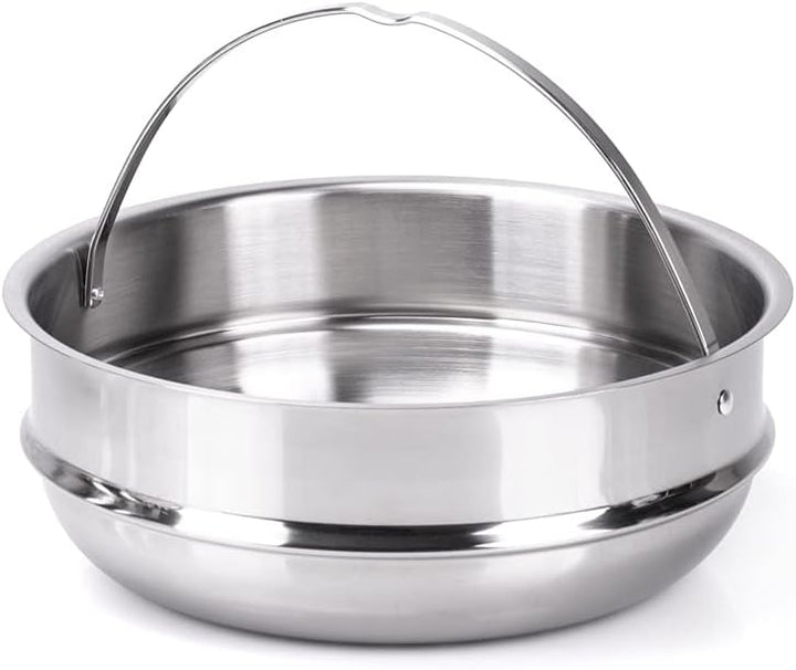 Moneta Accordo Kombi-Kochtopf 24 cm mit Deckel und Doppelkorb, Edelstahl für jedes Herd