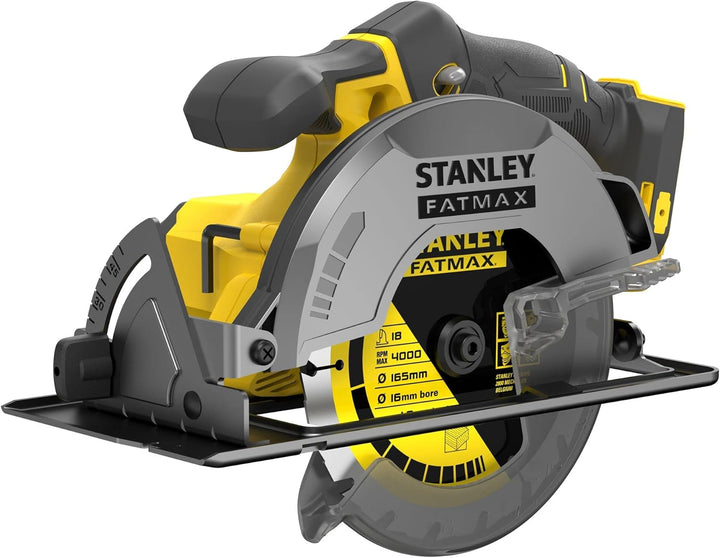 Stanley FatMax 18V Akku-Handkreissäge SFMCS500B (werkzeuglose Schnitttiefen- und Winkeleinstellung b