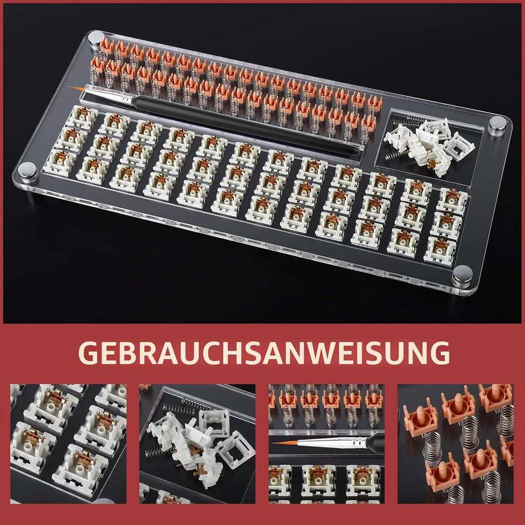 RUNJRX 36 Signal Glube Station für Tastaturschalter, GPL 205g0 0,53oz/15g, Schalteröffner für MX Che