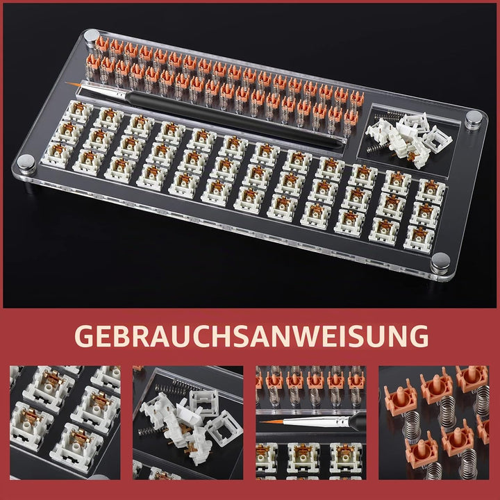 RUNJRX 36 Signal Glube Station für Tastaturschalter, GPL 205g0 0,53oz/15g, Schalteröffner für MX Che