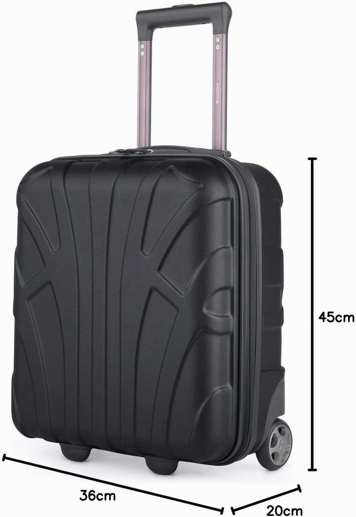 suitline - Kleiner Koffer 45x36x20 cm, Easyjet Freigepäck Underseat Handgepäck, Bordgepäck Trolley l