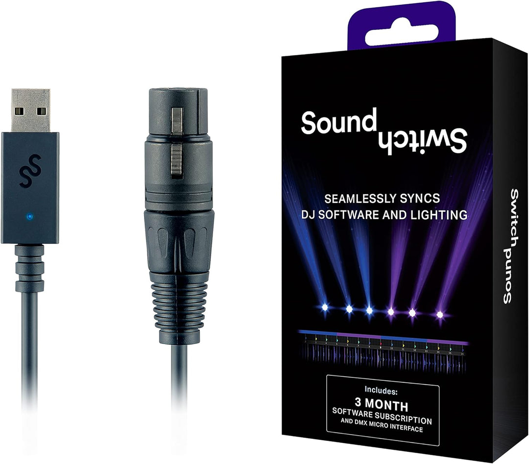 SoundSwitch Micro DMX Interface – Ultrakompaktes USB auf DMX Interface inklusive kostenloser Nutzung