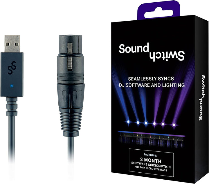 SoundSwitch Micro DMX Interface – Ultrakompaktes USB auf DMX Interface inklusive kostenloser Nutzung