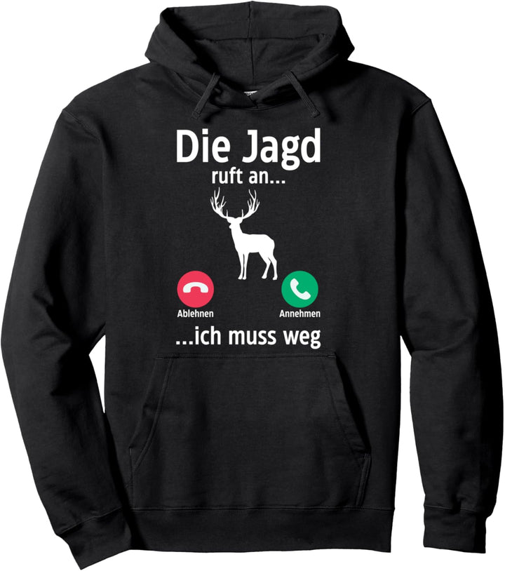 Jagd Hirsch Jäger Pullover Hoodie
