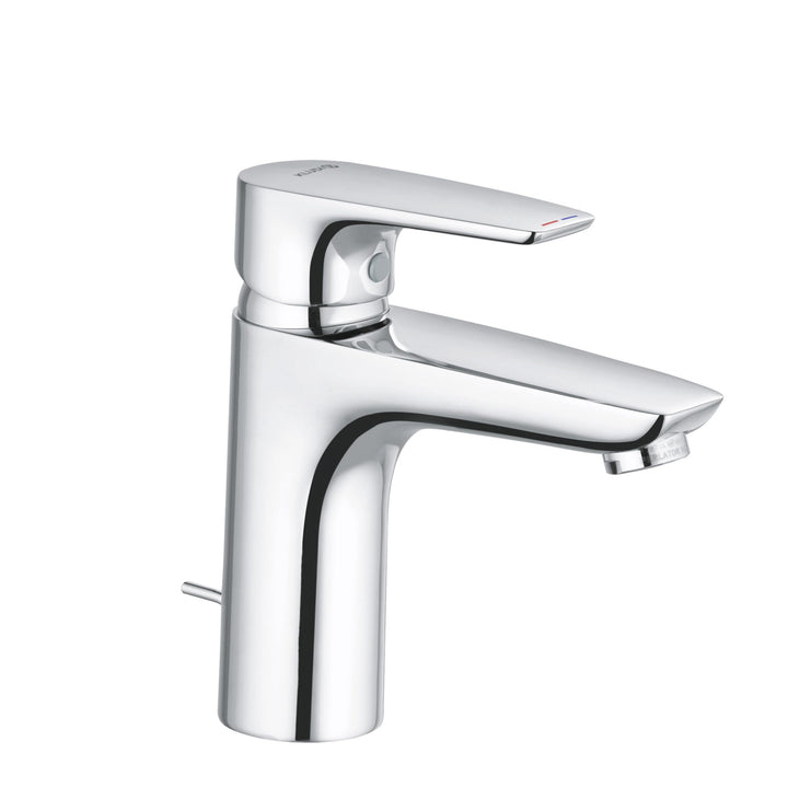 Kludi Pure & Solid Waschtisch-Einhandmischer 100 DN 15 mit Ablaufgarnitur