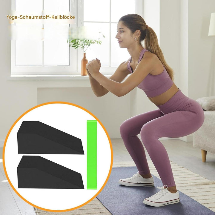 Yoga Keilblöcke, Yoga -Schaumkeilblöcke Professionelle nicht | Yoga -Requisitenzubehör, Leichtgewich