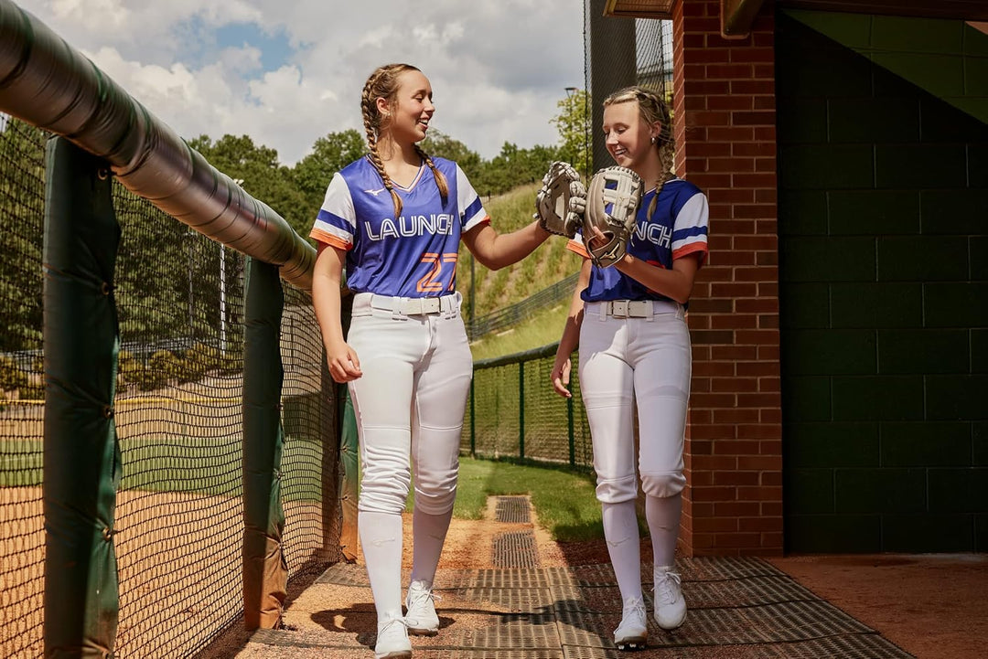 Mizuno Fastpitch Softball-Hose für Erwachsene, mit Gürtel, niedrige Leibhöhe XS Grau, XS Grau