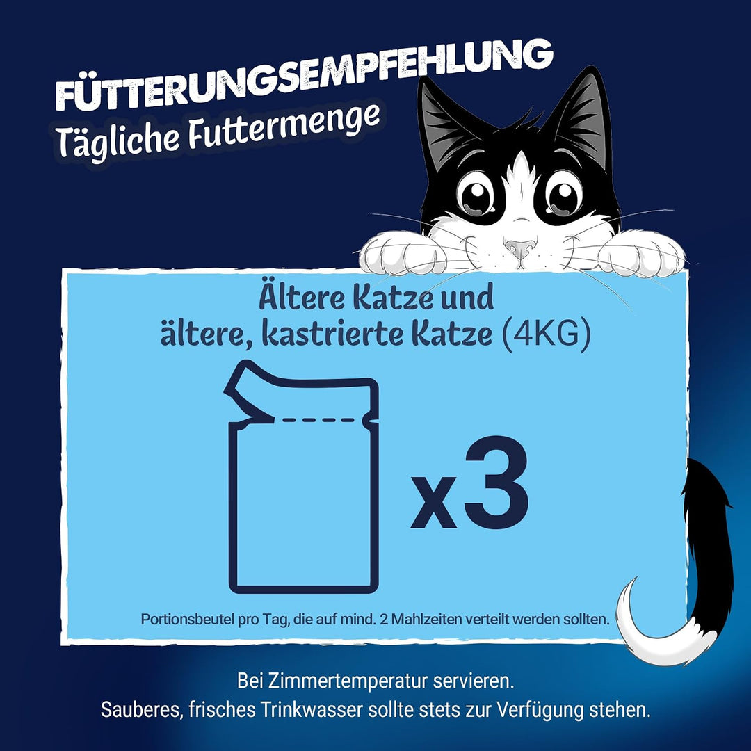 FELIX So gut wie es aussieht Senior Katzenfutter nass in Gelee, Sorten-Mix, 120er Pack (120 x 85g) S