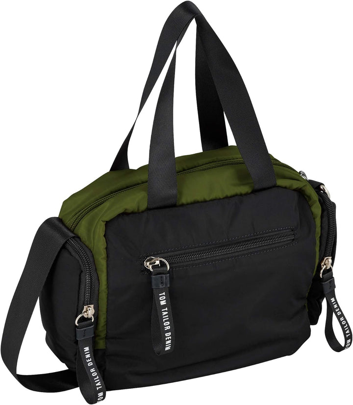 TOM TAILOR Damen Sandrine Cross Bag, M Mixed Khaki, Mixed Khaki