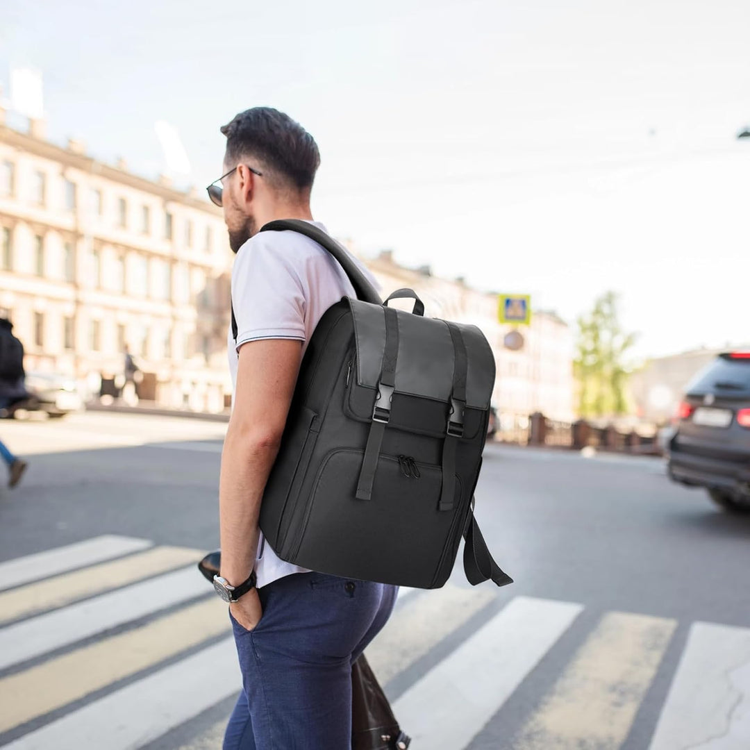 BERTASCHE Lunch Rucksack, Laptop Rucksack 15,6 Zoll mit Isoliertes Kühltasche für Herren und Damen,