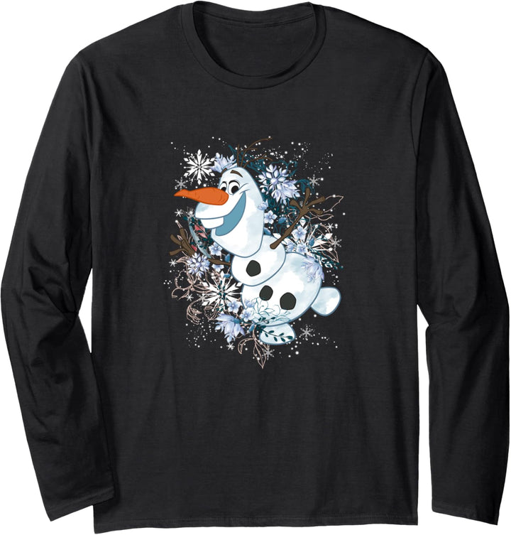 Disney Frozen Olaf Dancing In The Snowflakes Langarmshirt