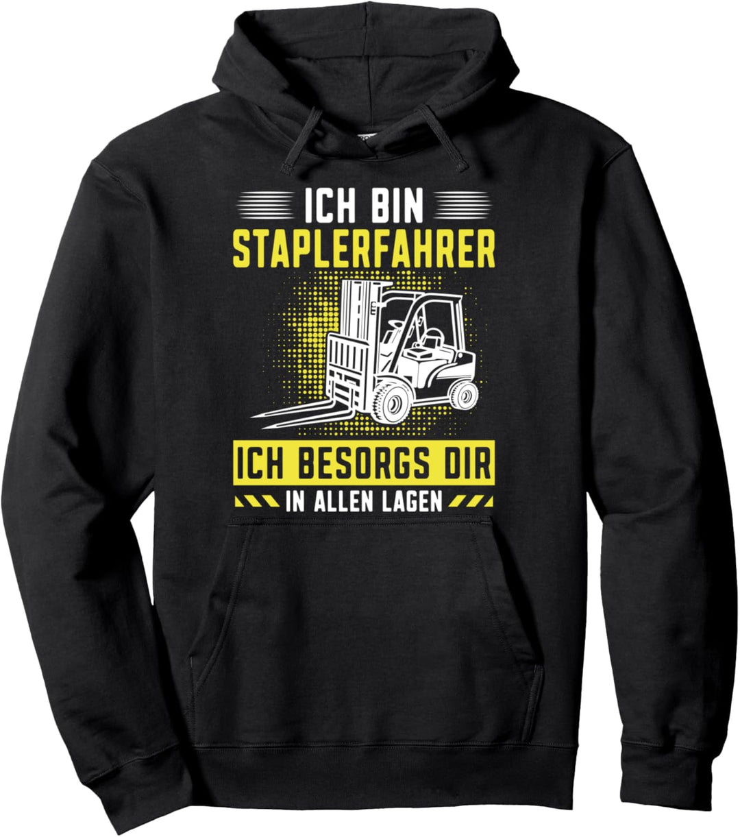 Fun zweideutig Staplerfahrer Geschenke Stapler Gabelstapler Pullover Hoodie