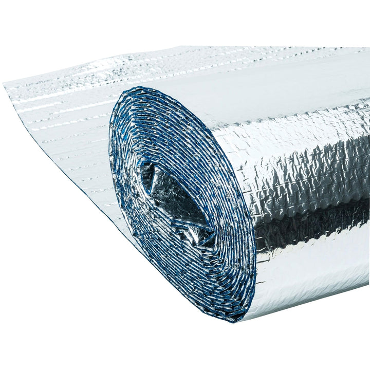Metallisiertes Isoliermaterial 3 Schichten mit Luftblasen WERKA PRO 6m² (1,25 x 4,8m) 6 m2 Aluminium