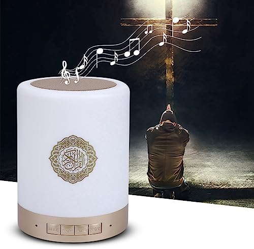 Koran Lampe, Koran Radio Player Lautsprecher, Tragbare 8GMP3 Touch LED Lampe Kabellose Fernbedienung