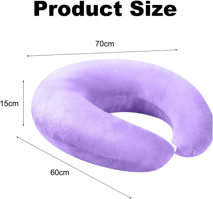 Ergonomisches Kissen, Multifunktion Armstütze, Waschbarer Bezug, U-förmige Beckenkissen, Armstützkis