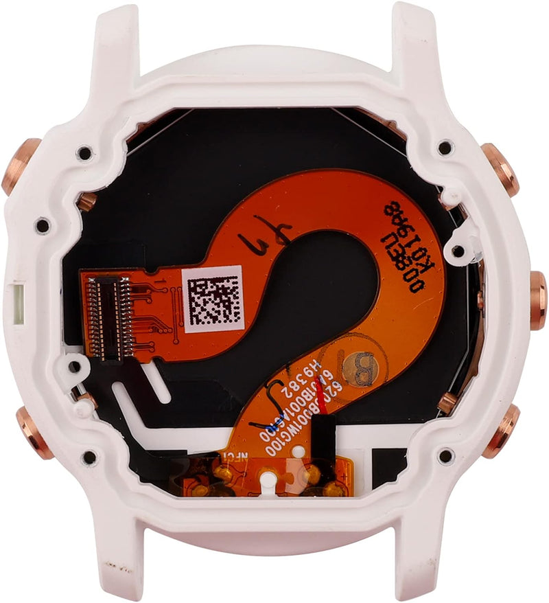 swark LCD Display Komplett with Fenix 6S PRO GPS-Multisport-Smartwatch (Roségold/Weiss) Touch Screen