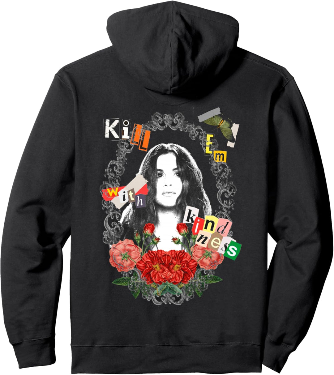 Offizielles Selena Gomez Kill Them With Kindness Black Pullover Hoodie