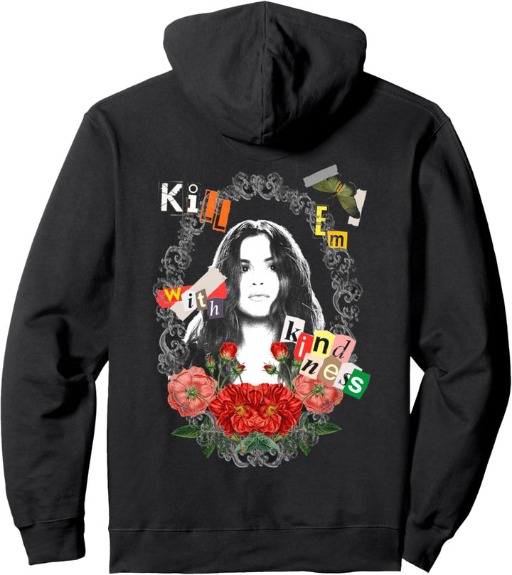 Offizielles Selena Gomez Kill Them With Kindness Black Pullover Hoodie